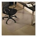 Es Robbins Chair Mat 46"x60", Rectangular Shape, Clear, for Carpet, Thickness: 3/4" 122371
